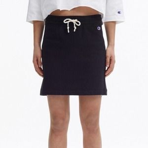 Champion S Skirt Reverse Weave Black Athletic NWT $65 Small Women's